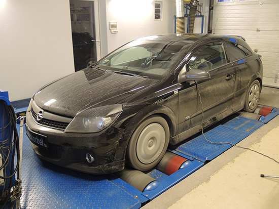 Opel Astra H 1,9 CDTI chiptuning teljesítménymérés
